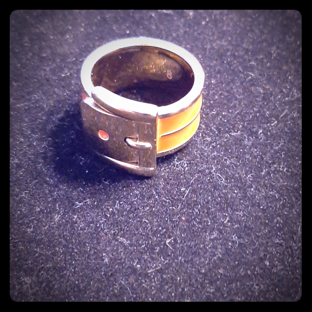 Michael Kors belt buckle ring